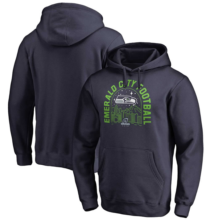 Men's Seahawks 2018 NFL Playoffs Emerald City Football Pullover Hoodie,We sell and wholesale Men's Seahawks 2018 NFL Playoffs Emerald City Football Pullover Hoodie on line form chian!
